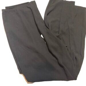 Eileen Fisher Black Sheer Wide Leg Pants Size Med